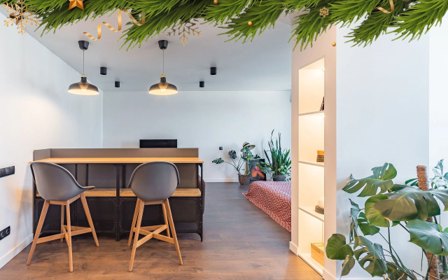 Квартира с панорамным видом на Волгу