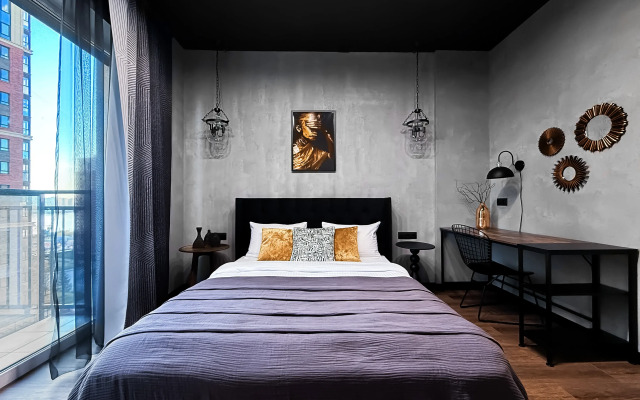 Квартира Эксклюзивный лофт с джакузи на двоих + TV