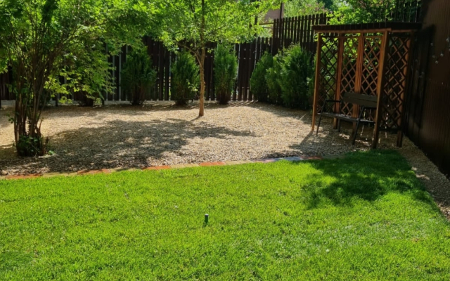 Частный дом Уютный дом с иллюминацией и зоной отдыха