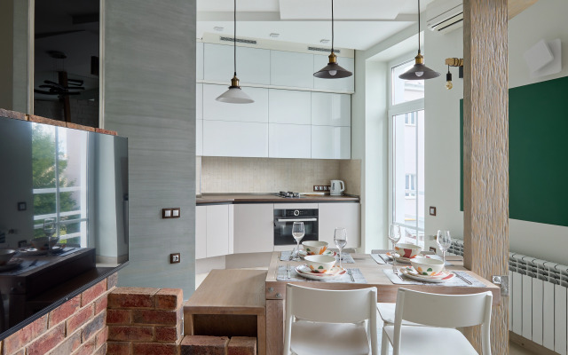 Apartments Kirpichny Shik: Apartamenty S Istoriey I Stilem