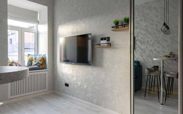 Квартира Дизайнерская Grey Room у Невского проспекта