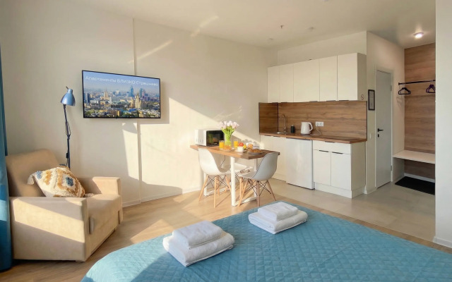 Квартира студия 22 м² 2 кровати