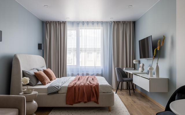 Апартаменты Терракотовая Студия у Метро Фрунзенская