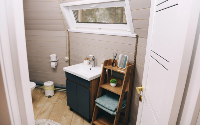 Шале Сфера Агат в лесу на Живописной улице