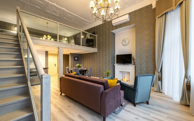 Апартаменты D на Чайковского с одной спальней №2