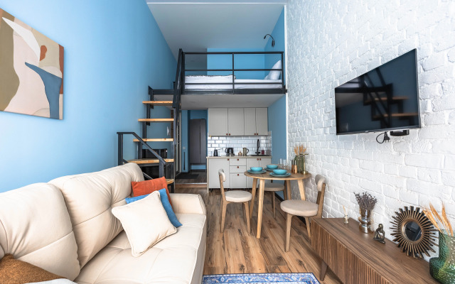 Квартира Стильная Студия в 10 Минутах от Набережной Невы