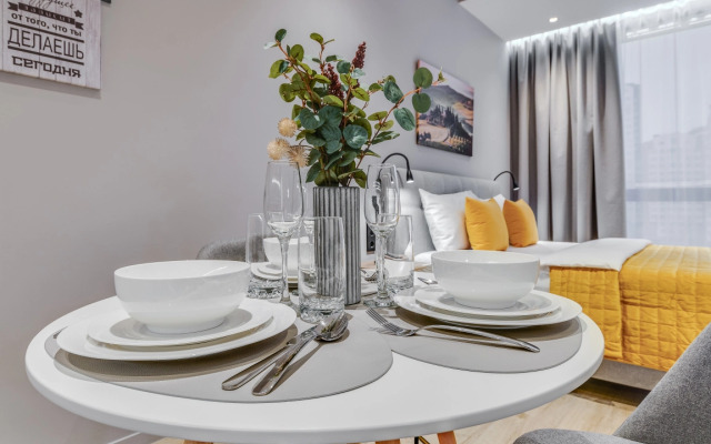 Апартаменты Трёхместные Делюкс с Видом на Город Business Apartments