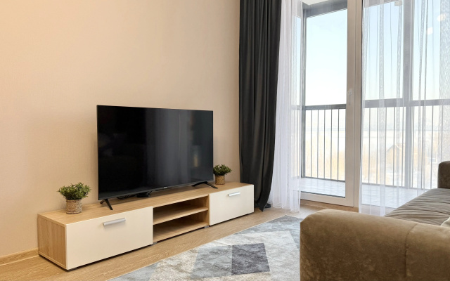 Квартира Уютное Место/Hugge Place у аквапарка с видом на Обь