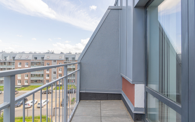 Апартаменты Двухкомнатная Квартира на Мансардном Этаже