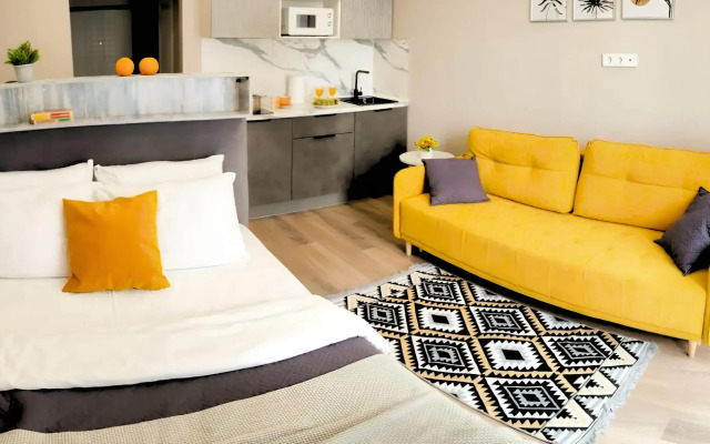 Flat na 4 Gostey Okolo Krasivoy Naberezhnoy Reki Kudepsta