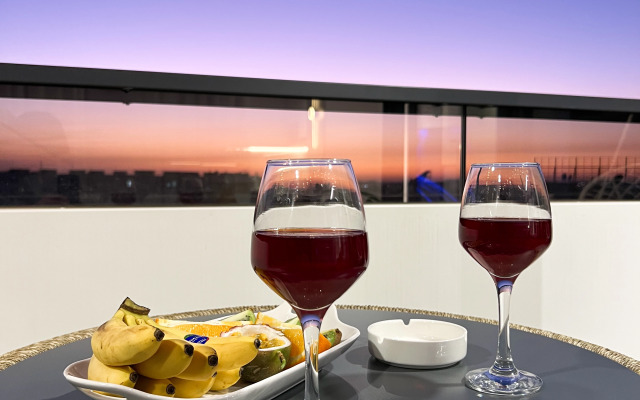 Апартаменты Премиальная двухкомнатная квартира с панорамным видом на Ташкент