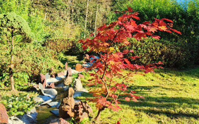 Шале с видом на сад