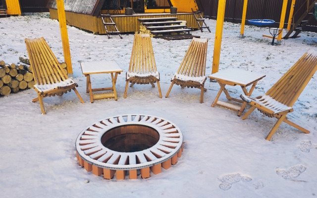 Частный Дом А-фрейм с банным чаном