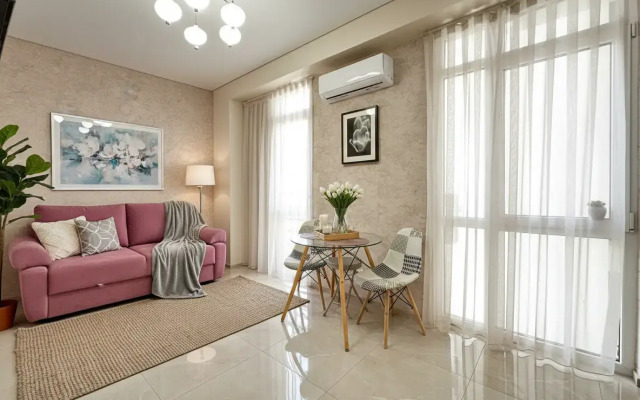 Море квартир с видом на зеленую бамбуковую рощу