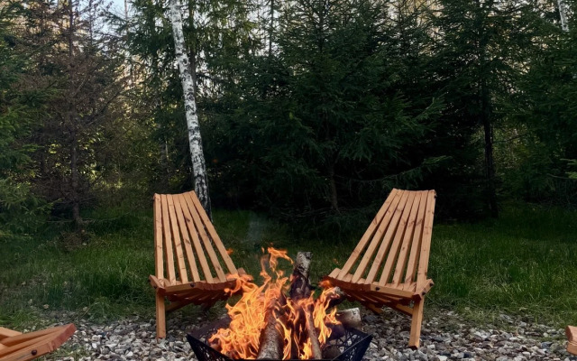 Частный Дом ЕлкиШале с 3мя спальнями, баней и чаном