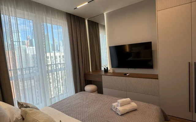 Апартаменты Просторный люкс с видом на Москва-Сити