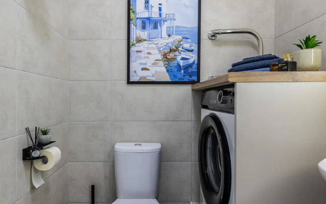 Квартира с видом на город и лес