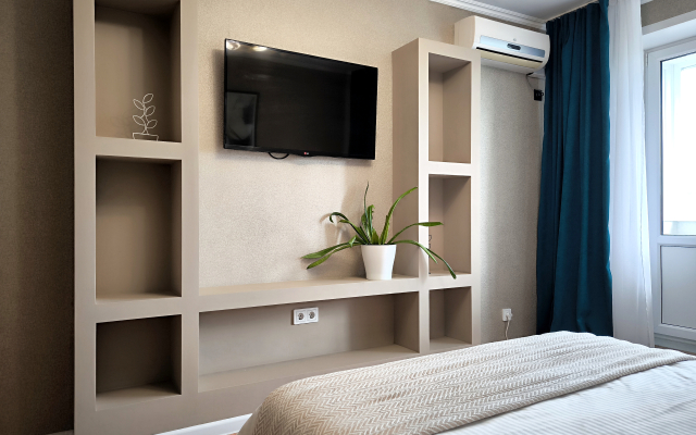 Квартира Солнечная Двухкомнатная с Видом на Город