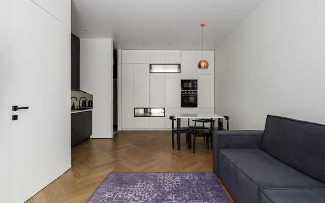 Cherno-bely minimalizm Apartments