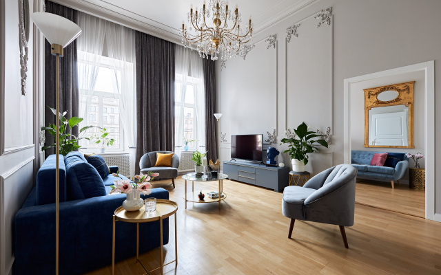 Апартаменты Minin Apartments с видом на Фонтанку 130 кв.м.