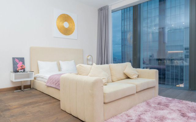 Sky Moscow City s shikarnim vidom na vse bashni Moskva city Apartments