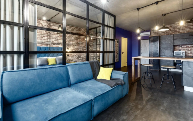 Апартаменты Дом у Дона Студия Лофт на 19 этаже с видом на ДОН