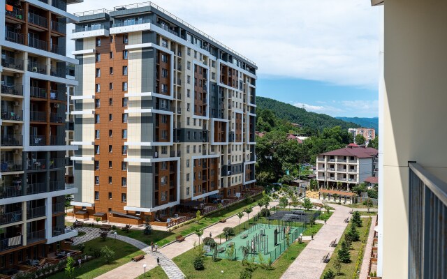 Studiya u morya s balkonom. Karavella 126 Flat
