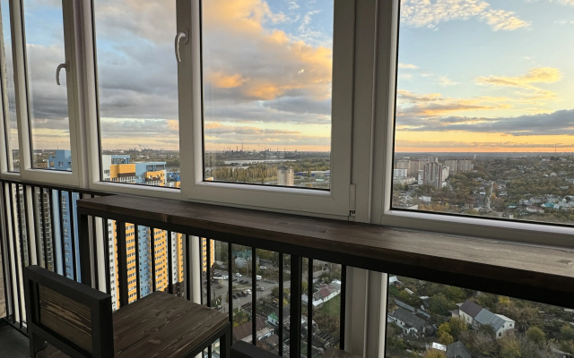 Apartamenty Vidovaa krasivaa sky studia v centre ZK Graff House