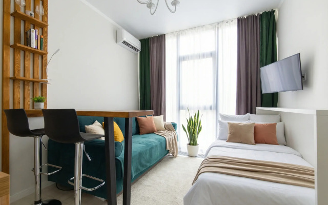 Апартаменты студия в элитном ЖК Метрополь от LetoApart