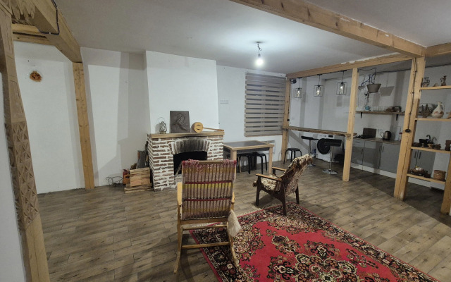 Частный дом с камином в горах