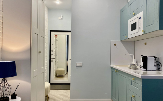 Dizaynerskaya Studiya S Dvuspalnoy Krovatyyu Flat