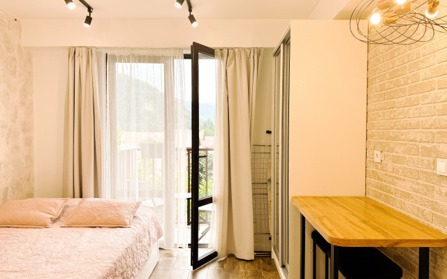 Studiya 14 s vidom na gory Flat
