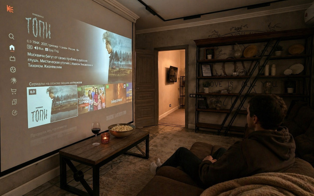 Apartamenty cemejnye Loft Apartments s proektorom