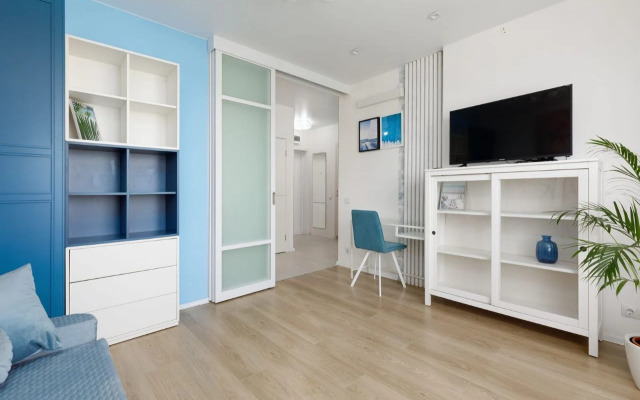 Апартаменты Двухкомнатные на высоком этаже с видом на город