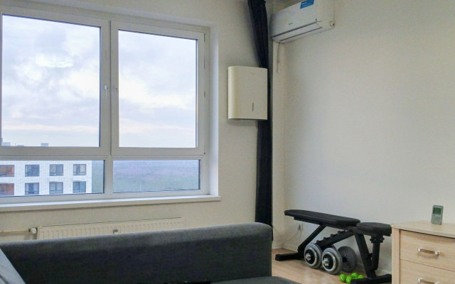 Квартира на 25 этаже с видом на лес