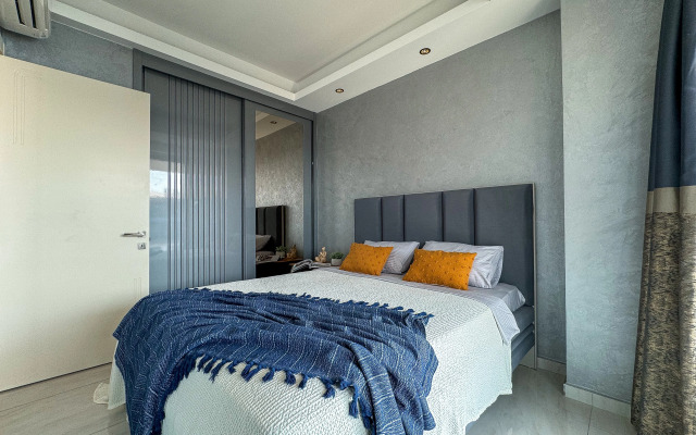 Апартаменты 1+1 Qoople Cebeci Towers B-100 с видом на море