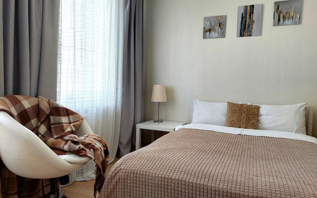 Квартира Евродвушка с Видом на Ск Арена