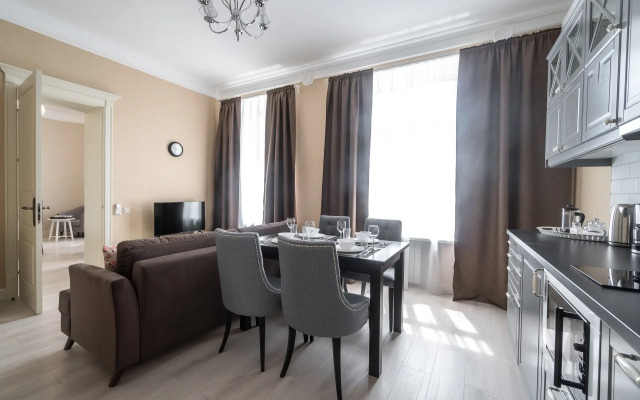 Апартаменты D на Невском проспекте с одной спальней