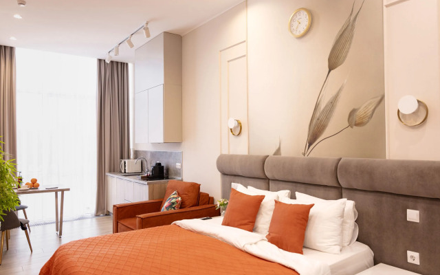 Апартаменты Уютная студия в отеле Mirror