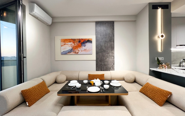 Апартаменты Премиальная двухкомнатная квартира с панорамным видом на Ташкент