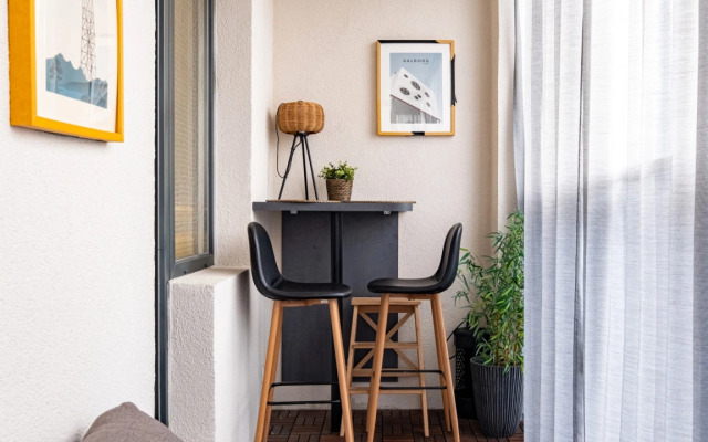 Апартаменты с Балконом и Видом на Город Palacio