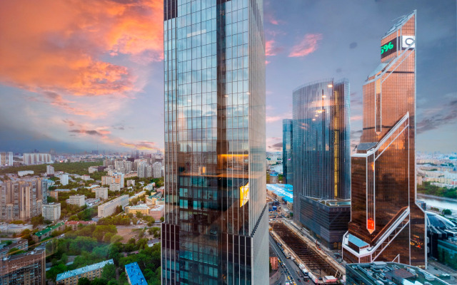Sky Moscow City s shikarnim vidom na vse bashni Moskva city Apartments