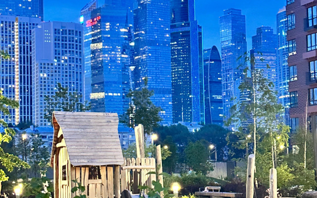 Апартаменты для 6 гостей с видом на Москва-Сити