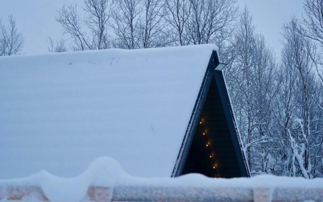 Частный дом A-Frame в лесу в 6 км от Мурманска