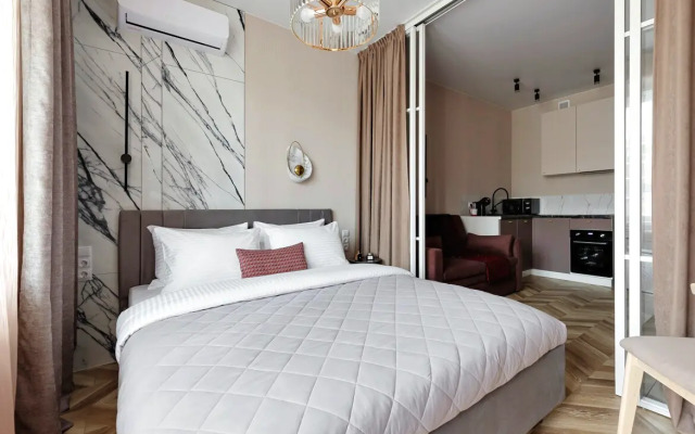 Studiya Bordo Flat in Abrikosovo residential complex