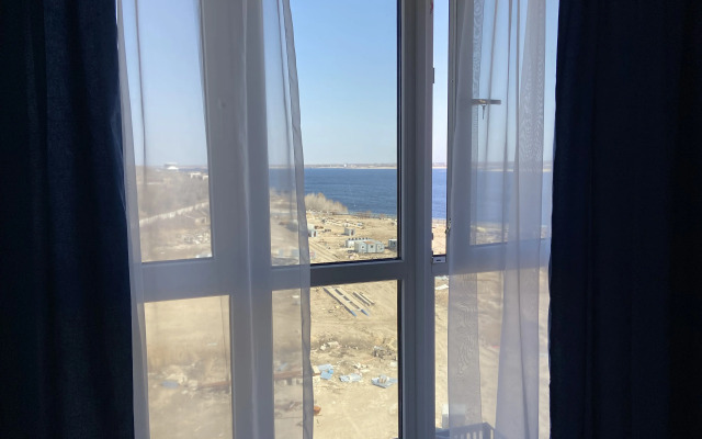 Квартира Уютная студия с панорамным видом на Волгу