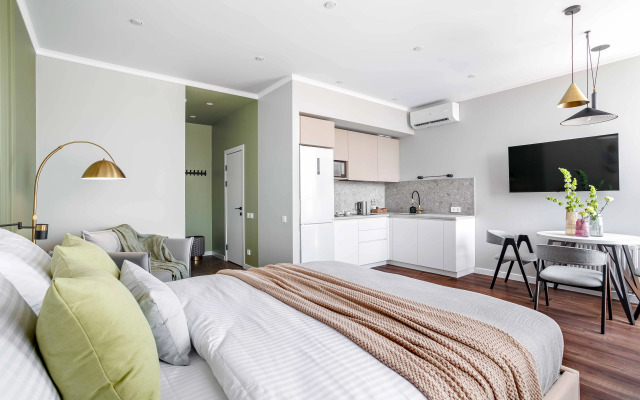 Апартаменты Оливковая студия с видом на море