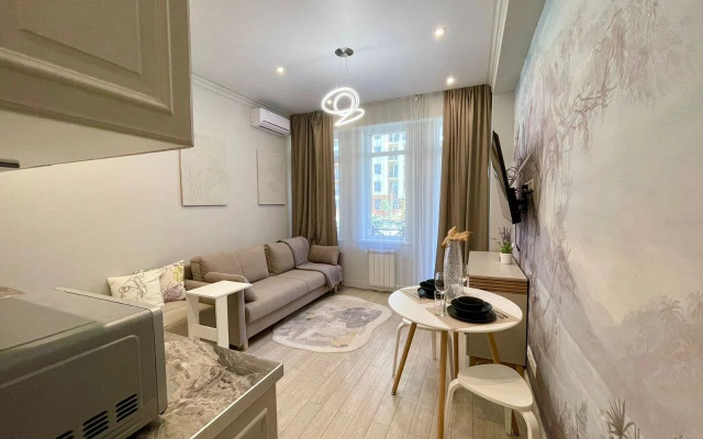 Квартира Просторная на Берегу Моря для Троих Гостей