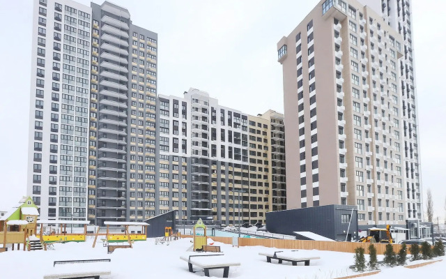 Квартира на 23-м этаже с парящей кроватью