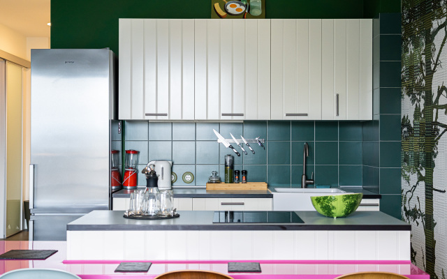 Dizaynerskiy v ZHK Akter Gelaksi Apartments